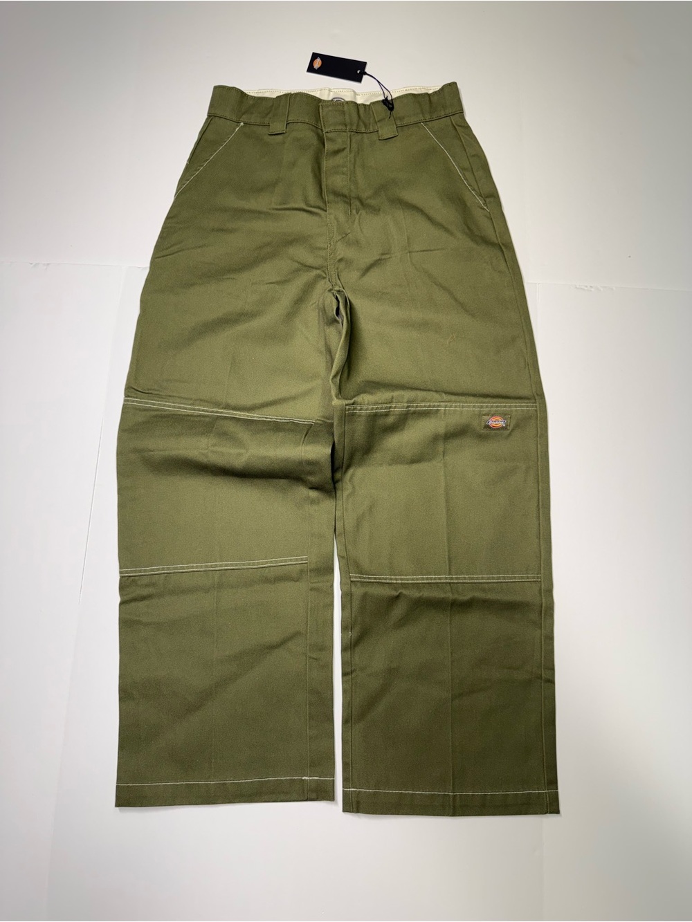 Dickies Olive Green Straight Leg Work Jeans
